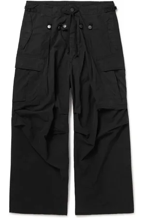 KAPITAL Jumbo Wide-Leg Cotton-Blend Ripstop Cargo Trousers - Men - - 2