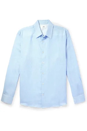 Mr P. Organic Linen-Chambray Shirt - Men - - M