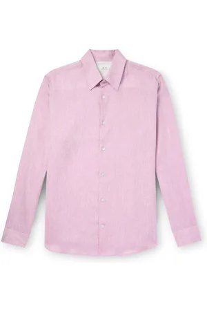 Mr P. Organic Linen-Chambray Shirt - Men - - S