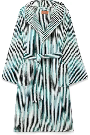 Missoni Arpeggio Striped Cotton-Terry Hooded Robe - Men - - S