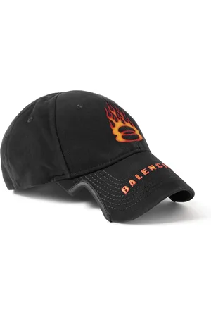 Balenciaga Leather-Trimmed Logo-Embroidered Cotton-Drill Baseball Cap - Men - - M
