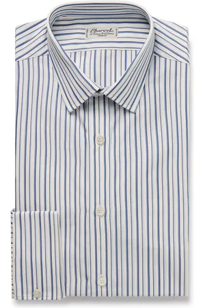 Charvet Striped Cotton Oxford Shirt - Men - - EU 42