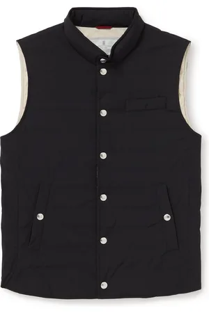 Brunello Cucinelli Quilted Shell Down Gilet - Men - - XL