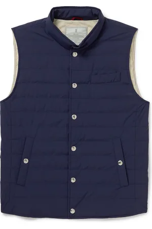 Brunello Cucinelli Quilted Shell Down Gilet - Men - - L