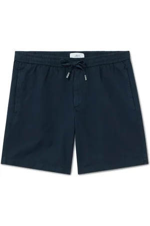 Mr P. Straight-Leg Cotton and Linen-Blend Drawstring Shorts - Men - - 32