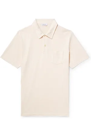 Sunspel Riviera Slim-Fit Cotton-Mesh Polo Shirt - Men - - M