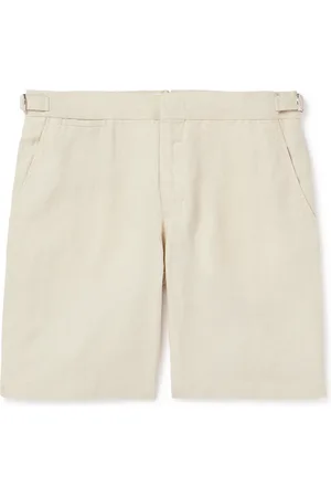 Orlebar Brown Norwich Straight-Leg Linen Shorts - Men - - UK/US 32