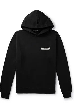 Jacquemus Logo-Appliqu??d Cotton-Jersey Hoodie - Men - - XS