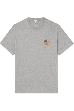 Loewe Slim-Fit Logo-Embroidered Cotton-Jersey T-Shirt - Men - - L
