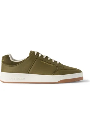 Saint Laurent SL61 Suede-Trimmed Canvas Sneakers - Men - - EU 42