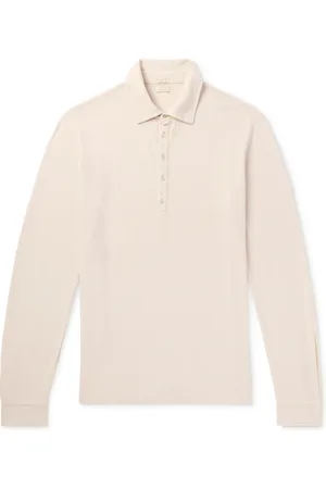 MASSIMO ALBA Ischia Cotton and Cashmere-Blend Jersey Polo Shirt - Men - - XXL