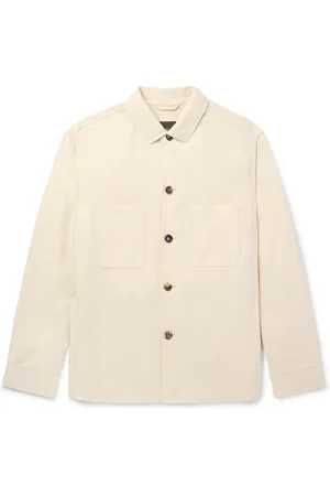Loro Piana Evando Linen-Twill Overshirt - Men - - XXL