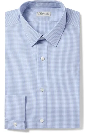 Charvet Checked Cotton-Poplin Shirt - Men - - EU 41
