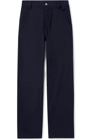 Bottega Veneta Straight-Leg Cotton-Twill Trousers - Men - - IT 52