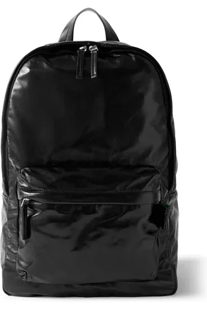 Bottega Veneta Archetype Glossed-Leather Backpack - Men