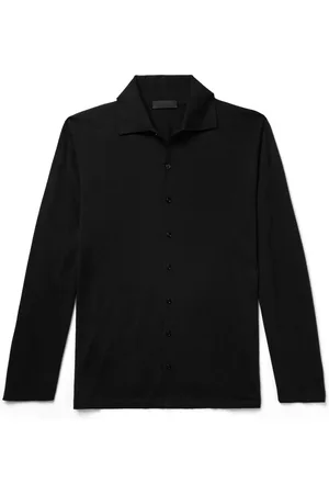 Saman Amel Carlo Cashmere and Silk-Blend Shirt - Men - - IT 48
