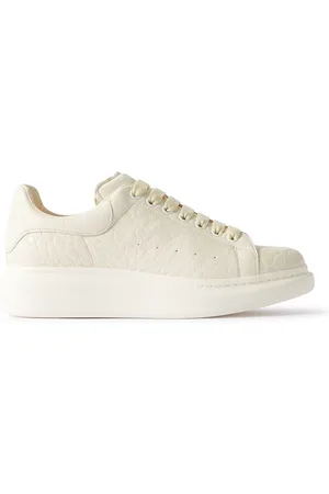 Alexander McQueen Exaggerated-Sole Textured-Leather Sneakers - Men - - EU 40