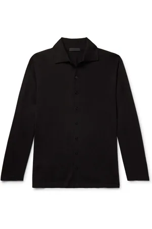 Saman Amel Carlo Cashmere and Silk-Blend Shirt - Men - - IT 48