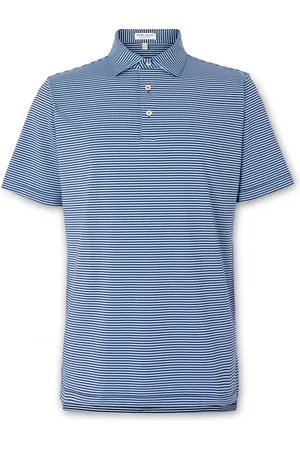 Peter Millar Hales Striped Tech-Jersey Golf Polo Shirt - Men - - XL