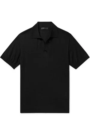 Saman Amel Capell Slim-Fit Cashmere and Silk-Blend Polo Shirt - Men - - IT 50