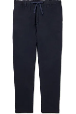 HARTFORD Tanker Straight-Leg Wool-Blend Drawstring Suit Trousers - Men - - IT 48