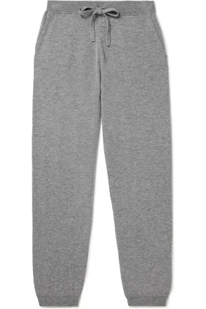 Allude Virgin Wool and Cashmere-Blend Sweatpants - Men - - S