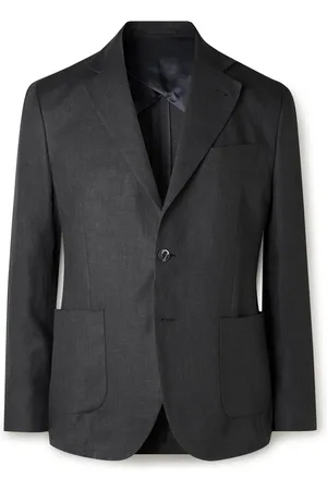 Frescobol Carioca Paulo Unstructured Linen Suit Jacket - Men - - UK/US 36