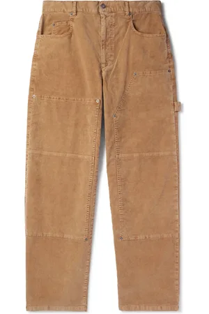 Isabel Marant Lorson Wide-Leg Double-Knee Cotton-Blend Corduroy Trousers - Men - - UK/US 31