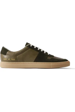 COMMON PROJECTS BBall Suede-Trimmed Leather Sneakers - Men - - EU 47