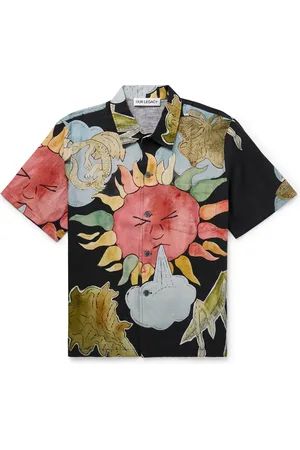 OUR LEGACY Printed Linen and Cotton-Blend Shirt - Men - - IT 46