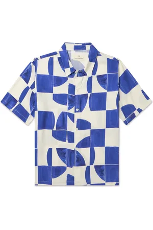 Folk Kate Gibb Gabe Printed TENCEL??? Lyocell Shirt - Men - - L