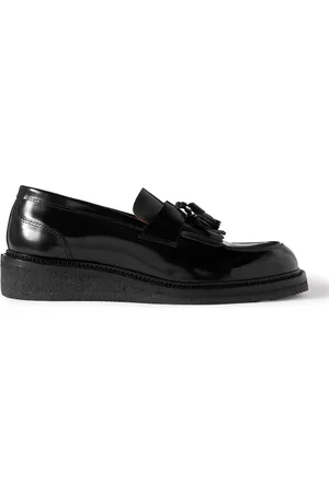 Mr P. Jacques Fringed Tasselled Glossed-Leather Loafers - Men - - UK 7.5