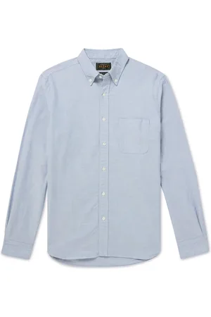 Beams Button-Down Collar Cotton Oxford Shirt - Men - - S
