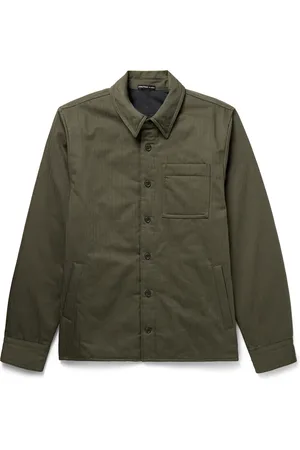 James Perse Padded Herringbone Cotton Overshirt - Men - - 1