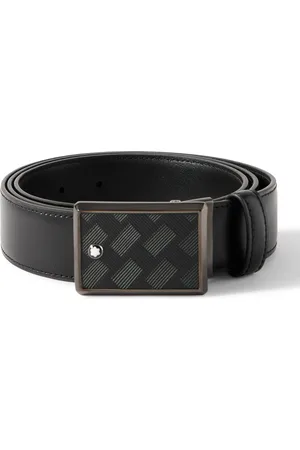 Montblanc 3.5cm Leather Belt - Men
