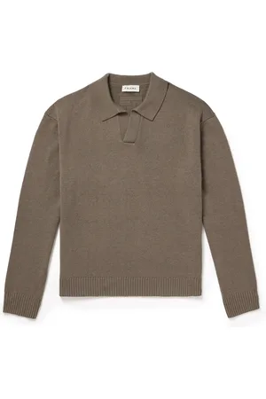 Frame Wool and Silk-Blend Polo Shirt - Men - - S