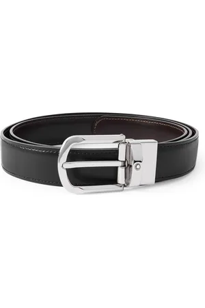 Montblanc 3cm Reversible Leather Belt - Men