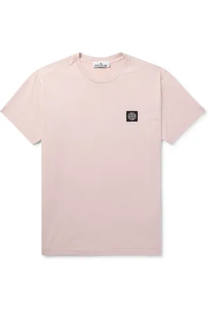 Stone Island Logo-Appliqu??d Garment-Dyed Cotton-Jersey T-Shirt - Men - - XL
