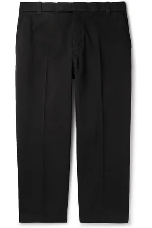 Thom Browne Utility Tapered Garment-Dyed Cotton-Twill Trousers - Men - - 3