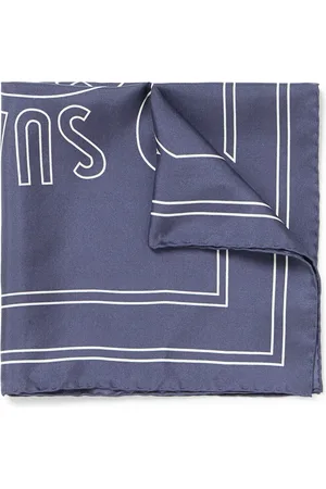 Sunspel Printed Silk-Twill Pocket Square - Men