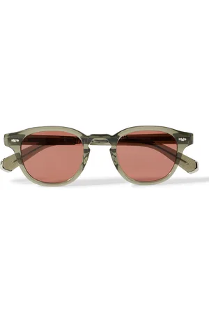 Mr. Leight James S Round-Frame Acetate and Titanium Sunglasses - Men