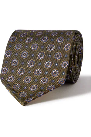 Rubinacci 7.5cm Printed Silk-Twill Tie - Men
