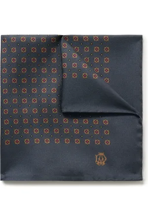 Dunhill Floral-Print Mulberry Silk-Twill Pocket Square - Men