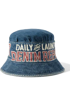KAPITAL Laundry Printed Denim Bucket Hat - Men