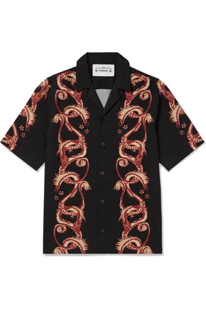 Manaaki Taniwha Camp-Collar Printed Lyocell-Twill Shirt - Men - - S