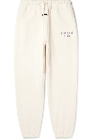 FEAR OF GOD Tapered Logo-Print Appliqu??d Cotton-Blend Jersey Sweatpants - Men - - XL