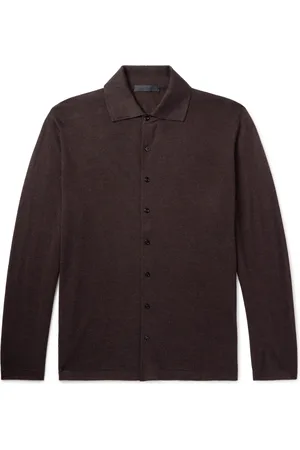 Saman Amel Carlo Cashmere and Silk-Blend Shirt - Men - - IT 52