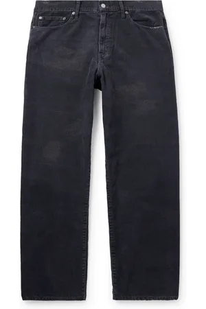 NEIGHBORHOOD Savage Wide-Leg Distressed Cotton-Corduroy Trousers - Men - - S