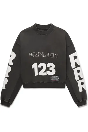 RRR-123 CVA Logo-Print Embroidered Cotton-Jersey Sweatshirt - Men - - XL