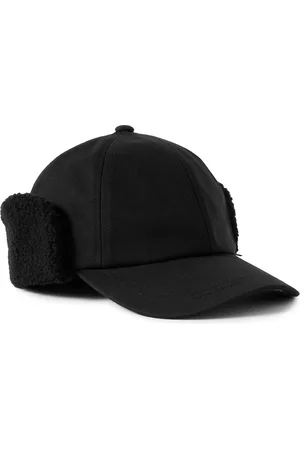 Paul Smith Faux Shearling-Trimmed Cotton-Twill Trapper Hat - Men - - M